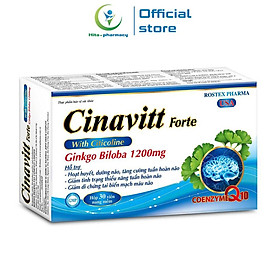 Hoạt huyết dưỡng não Cinavitt Foter Ginkgo Biloba Extract 1200mg