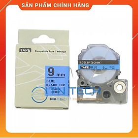 Mua Nhãn in TEPRA - EPSON LC-3LBP (SC9BW) – Chữ đen nền xanh dương 9MM X 8M  - Dùng cho máy in nhãn TEPRA - EPSON  Hàng nhập khẩu 
