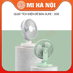 Mua Quạt tích điện để bàn Xiaomi 3Life 209 chính hãng - hàng chính hãng