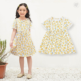 Váy Bé Gái Miss Meow Đầm Cho Bé Mùa Hè Size Đại Phối Ren Ngực (BF)