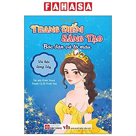 Sách - Trang Điểm Sáng Tạo - Bóc Dán Và Tô Màu - Vũ Hội Lộng Lẫy