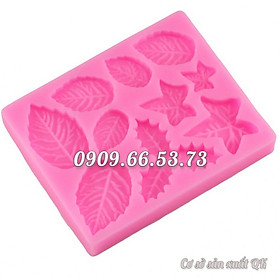 Khuôn rau câu silicon 10 chiếc lá - Mã số 1094