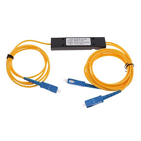 SC to SC Digital Optical Audio Splitter Adapter Fiber Optic  Line