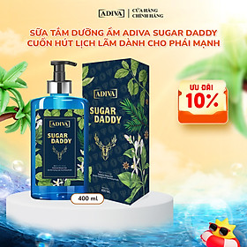 Sữa Tắm Dưỡng Ẩm Hương Nước Hoa Kháng Khuẩn Cho Nam ADIVA Sugar Daddy