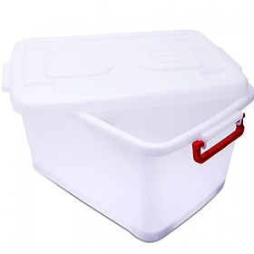 Mua Thùng nhựa 90 lít có bánh xe + nắp đạy