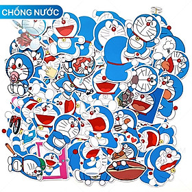 Sticker Doraemon - Mèo Máy Thông Minh - Dán Trang Trí - Chất Liệu PVC Cán Màng Chất Lượng Cao Chống Nước, Chống Nắng, Không Bong Tróc Phai Màu
