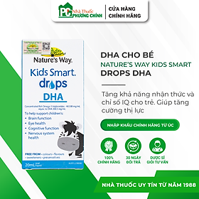 DHA Cho Bé Kids Smart Drops DHA Nature's Way - Tăng Chỉ Số IQ, Giúp Trẻ Thông Minh Vượt Trội
