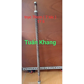 Mua Trục bánh xe 70cm ( 7 tấc) răn 17li + lông đền + tán keo