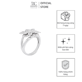 Nhẫn nữ Danny Jewelry Bạc 925 Xi Rhodium Hoa Trạng Nguyên KI2G001