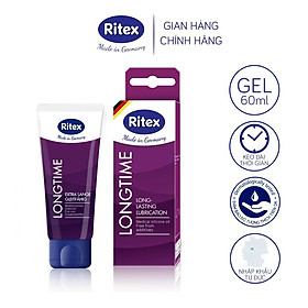 Gel bôi trơn Ritex Long time kéo dài thời gian, tuýp 60ml- RGL001