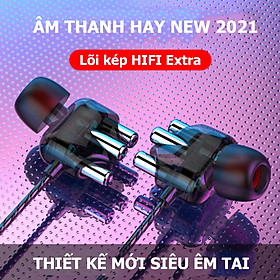 Mua Tai Nghe Nhét Tai Chống Ồn A6 PRO Super BASS Thiết Kế Mới Âm Thanh Cực Đã - Hàng chính hãng