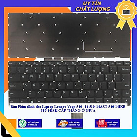 Bàn Phím dùng cho Laptop Lenovo Yoga 510 -14 510-14AST 510-14IKB 510-14ISK CÁP THẲNG Ở GIỮA - Hàng Nhập Khẩu New Seal