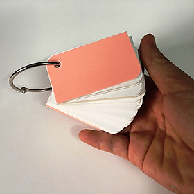 500 thẻ Flashcard Trắng học tiếng Nhật 4x7cm bo 2 góc nghệ thuật - Flashcard Phan Liên