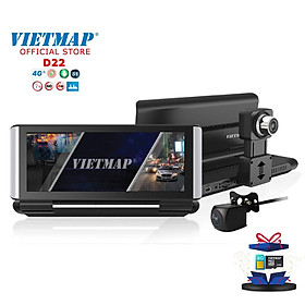 Mua VIETMAP D22 Camera Hành Trình - Android- Định Vị Xe- Dẫn Đường S1- Phát Wifi- Truyền Video Online - Ghi Hình Kép - Hàng Chính Hãng