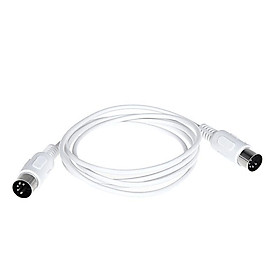 Crack Prevention 5 Pin Male to 5 Pin Male MIDI Extension Cable 300cm Length