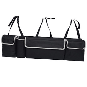 SUV & Car Backseat Trunk Organizer Hanging Storage Bag w/Adjustable Strap