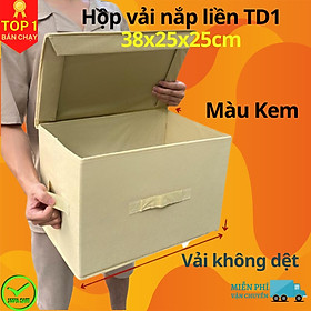 Hộp Đựng Đồ Đa Năng TD1 – Túi Vải Đựng Quần Áo Chăn Màn Phong Cách Thụy Điển Sang Trọng, Lịch Sự – Hàng Chính Hãng