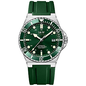 Đồng hồ nam chính hãng I&W Carnival 726G-S3 Hàng mới fullbox ,Kính chống xước,Chống nước 100m,BH 24 tháng,Máy Cơ Automatic,dây kim loại xịn