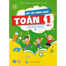 Sách - Bài tập hằng ngày Toán 1 tập 1 (Biên soạn theo chương trình sgk Kết nối tri thức với cuộc sống)