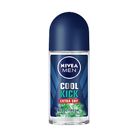 (B2B)Lăn ngăn mùi NIVEA MEN Cool Kick Mát Lạnh GREEN - Siêu Khô Thoáng (50ml) - 83188