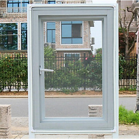 Rèm cửa sổ chống muỗi tự lắp thông minh 85x140cm (Trắng)