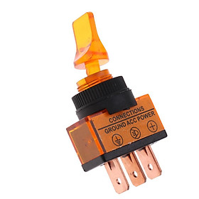 High Quality 5Pcs LED On/Off SPST Toggle Switch Cover Car Boat 12V 20A