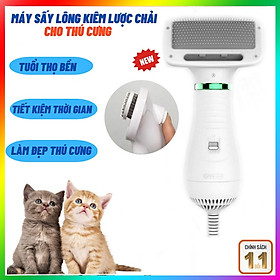 Máy Sấy Kiêm Lược Chải Lông Chuyên Nghiệp Tiện Dụng Cho Thú Cưng Có Khả Năng Làm Lông Vật Nuôi Tơi Và Đẹp Hơn, Thời Gian Khô Nhanh Hơn