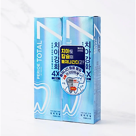 KEM ĐÁNH RĂNG HÀN QUỐC 7 TÁC DỤNG (phiên bản mới) TRẮNG SẠCH, BẢO VỆ RĂNG TOÀN DIỆN Kem Đánh Răng Perioe Total 7 Intense Original Repair Toothpaste 120g0G