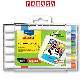 Hộp 12 Bút Màu Acrylic - Colokit ACM-C017