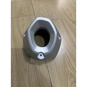 Chụp đích pô xe exciter 155 màu bạc