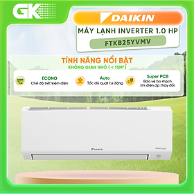 Mua FTKB25YVMV - Máy lạnh Daikin FTKB25YVMV Inverter 1HP 2024 - Hàng Chính Hãng - Chỉ Giao HCM