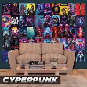 Mua CYPERPUNK - Set 50 Poster A4 dán tường trang trí decor quán nhà cửa - Sticker Factory