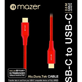 Dây Cáp Mazer ALU.DURA.TEK USB-C2C Cable 3.1A 2m - hàng chính hãng