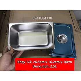 Mua Khay Inox Đựng Topping  Khay Topping Có Nắp