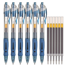 Bút Gel M&G HAGP1041 (0.5mm/GP1008) (6 Cây + 6 Ruột)