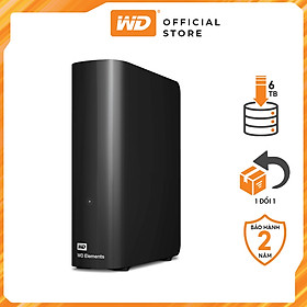 Mua Ổ Cứng Di Động WD WD Elements Portable 3.5 6TB Hàng Chính Hãng