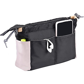 Túi tổ chức với khóa kéo và hậu trường, túi lưu trữ nội thất túi vệ sinh không thấm nước cho túi xách hoặc túi du lịch
