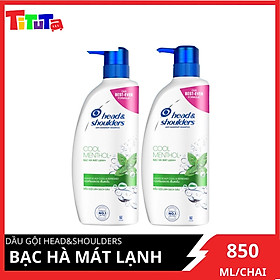 COMBO 2 Chai dầu gội Head&Shoulders Bạc hà 850ml