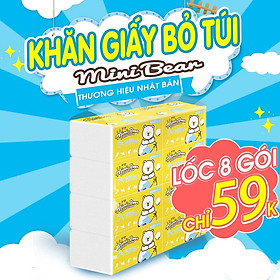 Khăn giấy bỏ túi nhỏ gọn tiện lợi khi du lịch