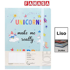 Sổ Ghi Chú A5 - Giấy Trơn - 192 Trang 80gsm - Cervantes PB829-94 - Màu Xanh