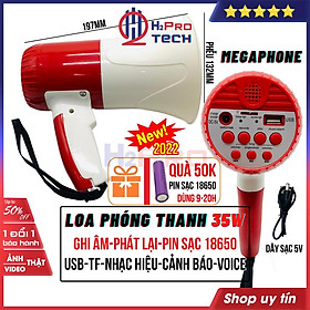 Mua Loa Phóng Thanh Cầm Tay  Loa Bán Hàng Rong Megaphone 35W Pin Sạc  Đa Năng Có Ghi Âm  USB (Quà tặng: Pin sạc)