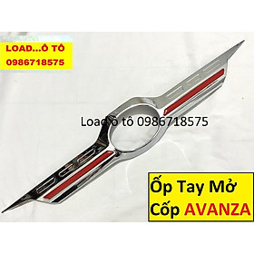 Ốp Tay Mở Cốp  Xe Toyota AVANZA 2022-23 Mẫu Nhựa ABS Mạ Crom Sáng Bóng Cao Cấp