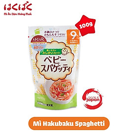 Mỳ ăn dặm Baby Spaghetti HakuBaku 100g (Dành cho bé từ 9 tháng)