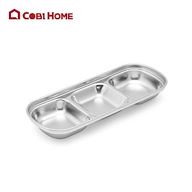 Mua dĩa chấm 2 ngăn  dĩa chấm 3 ngăn bằng inox 304 cao cấp
