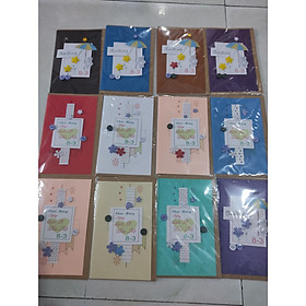 2 Cái thiệp 8.3 handmade ( giao màu ngẫu nhiên)