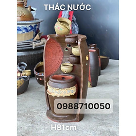 Mua Thác nước phong thuỷ  thác nửa cao 81cm(đã bao gồm máy bơm)-HÀNG ĐẸP