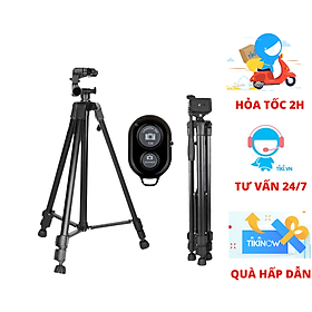 Mua Tripod/ Chân đế điện thoại và máy ảnh MAWA 3366 có remote Bluetooth ( Giao màu ngẫu nhiên) - Hàng chính hãng