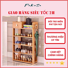 Mua Kệ Gỗ Đựng Giày Dép 5 Tầng Hàng Cao Cấp - Chính Hãng