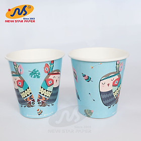 Ly giấy 10oz~295ml - Lốc 50 ly giấy có họa tiết