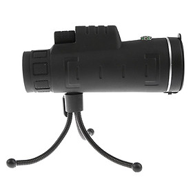 Outdoor Sports Dual Focus Optics Compact Traveling Portable High Power Monocular Telescope with Tripod Holder for Cell Phone